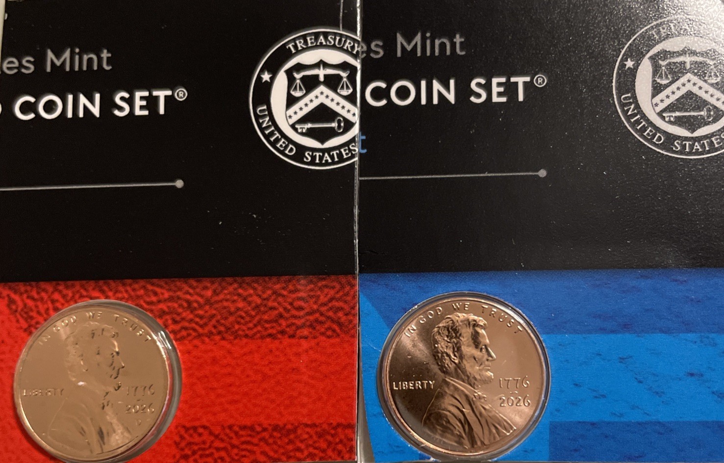 2026 P and D SemiQ Dual Date Uncirculated Cent / Penny Ready To Ship