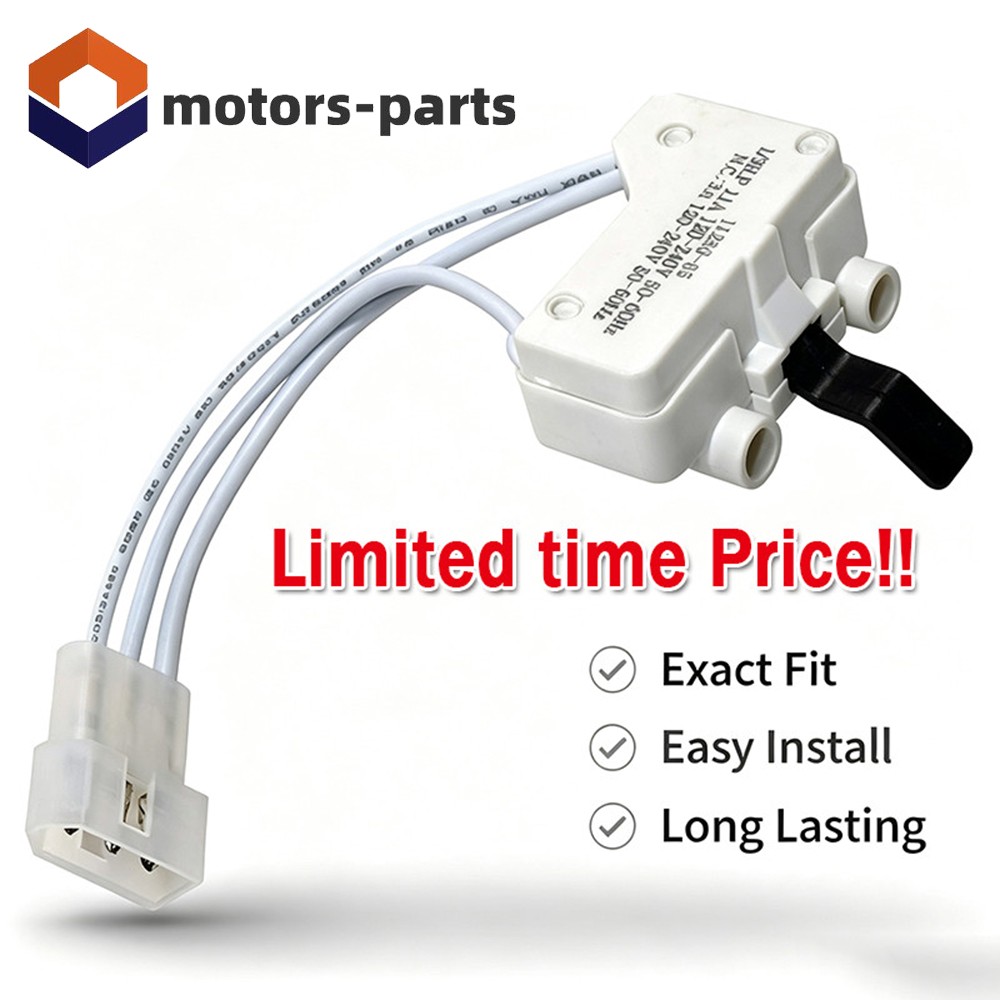 Dryer Door Switch Assembly Replacement for Whirlpool, Kenmore, Maytag 3406107