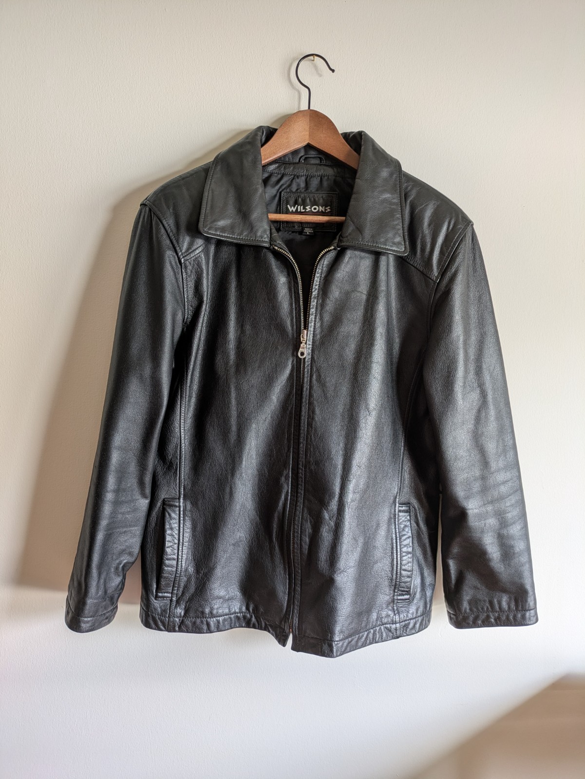 Vtg Wilson\'s Women’s Black Leather Jacket | Large Vtg Wilson\'s Women’s Black Leather Jacket | Large