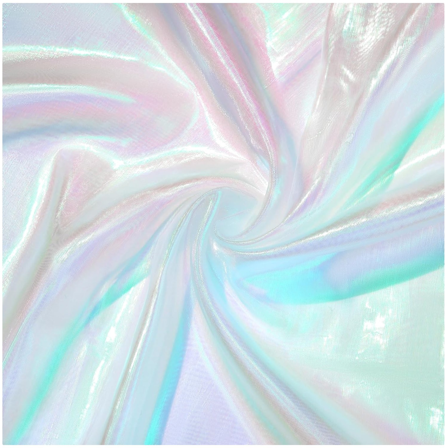 Rainbow Iridescent Organza Fabric - 11 Yards