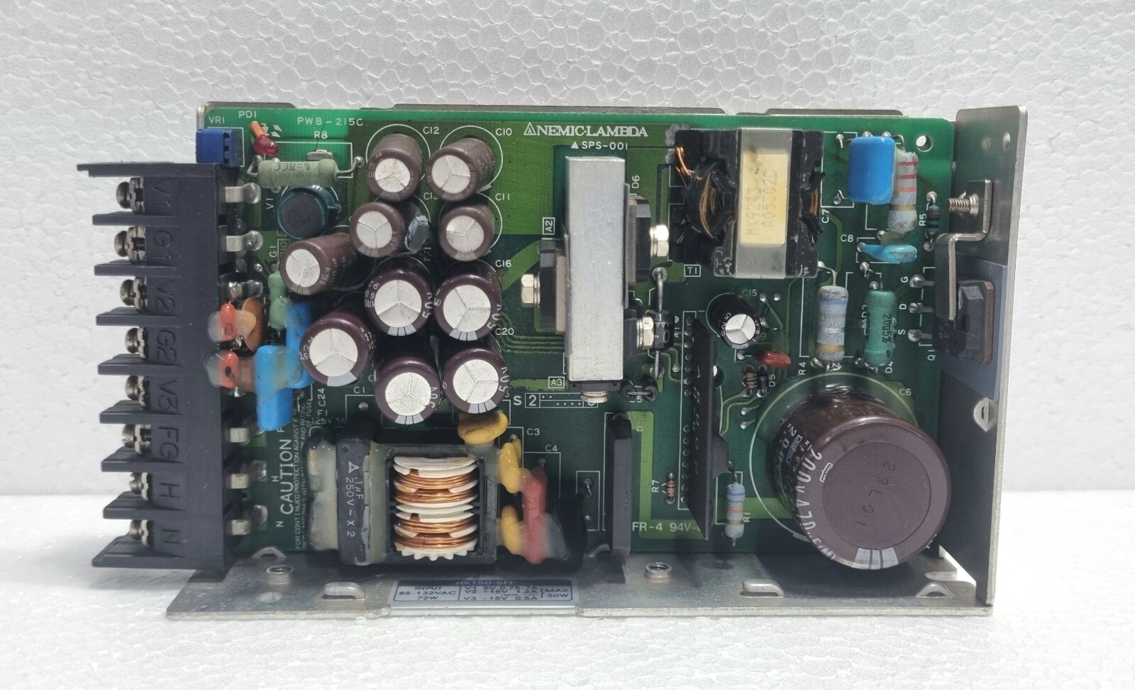 NEMIC-LAMBDA HKT50-5FF AC-DC Power Supply Input 85-132VAC 72W
