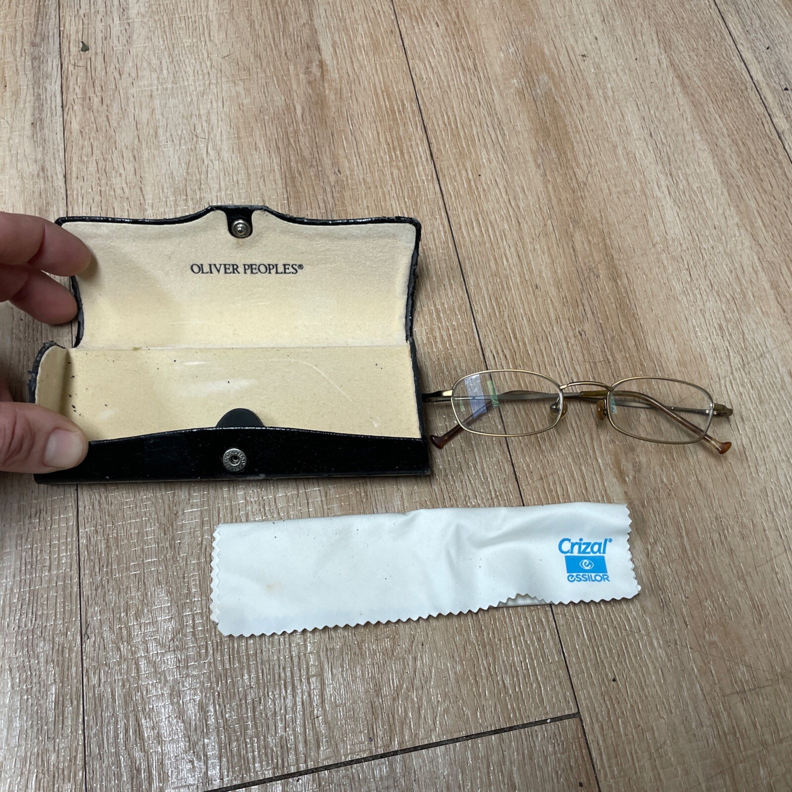 Oliver Peoples Reading Glasses Very Vintage With Old Case Oliver Peoples Reading Glasses Very Vintage With Old Case