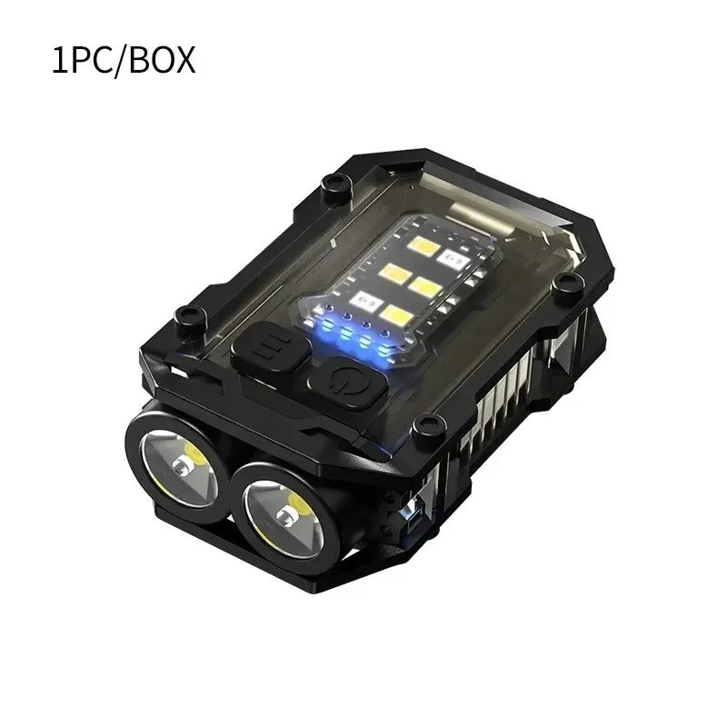 Rechargeable Mini EDC Keychain Flashlight Compact Pocket COB Light Night