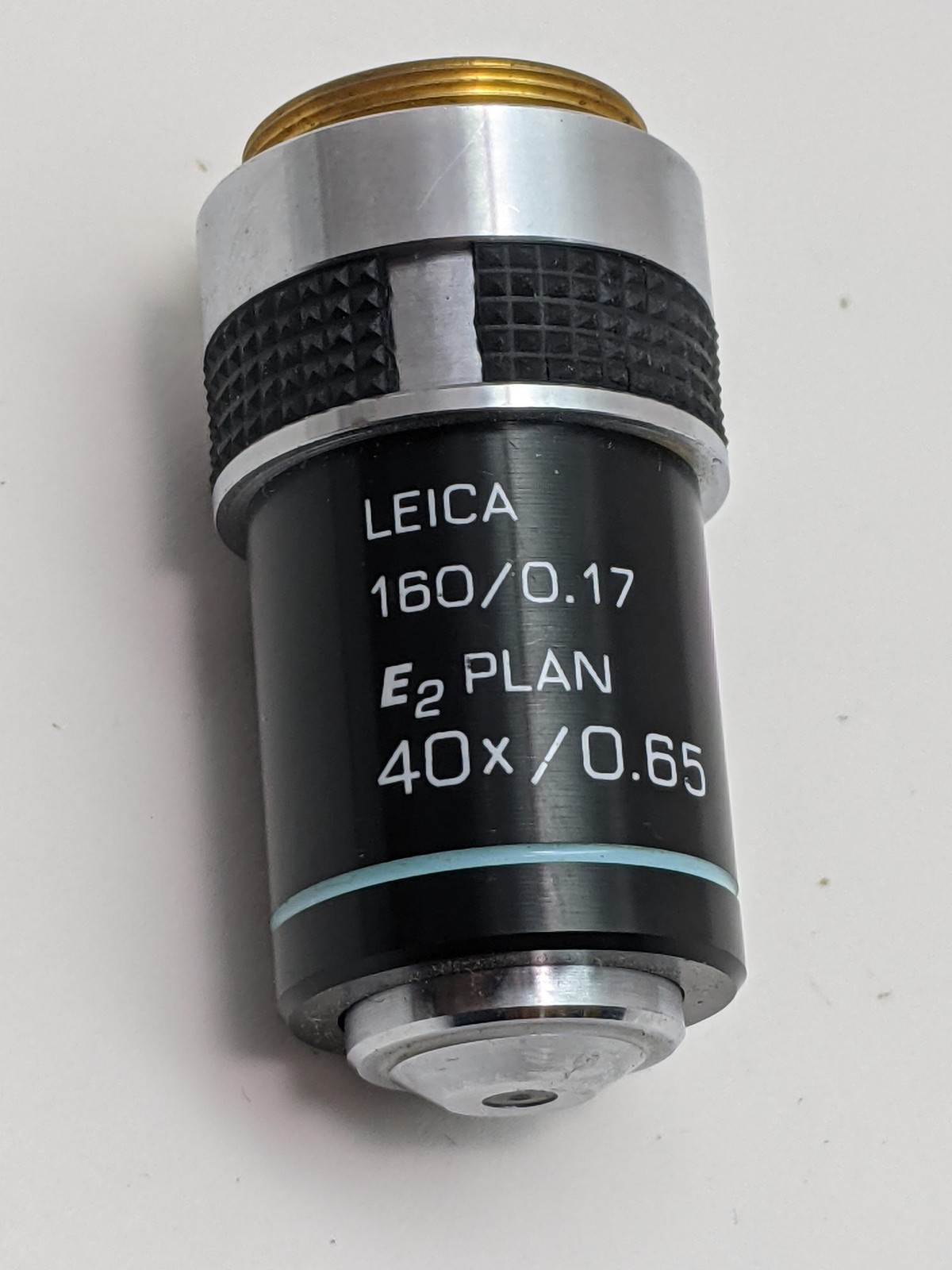 LEICA E2 PLAN 40x/0.65 Microscope Objective 160/0.17 RMS LEICA E2 PLAN 40x/0.65 Microscope Objective 160/0.17 RMS