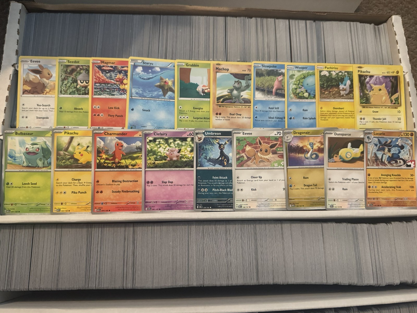 1000 Pokemon Official Cards Bulk Lot - Commons/Uncommons Mixed Sets - NO ENERGY 1000 Pokemon Official Cards Bulk Lot - Commons/Uncommons Mixed Sets - NO ENERGY