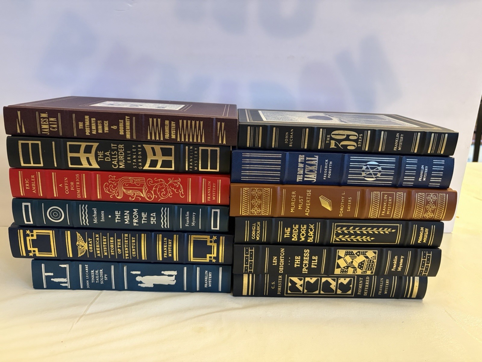 Lot of 12 Franklin Mystery ~ Payment Deferred, Day of Jackal, & More Leatherette