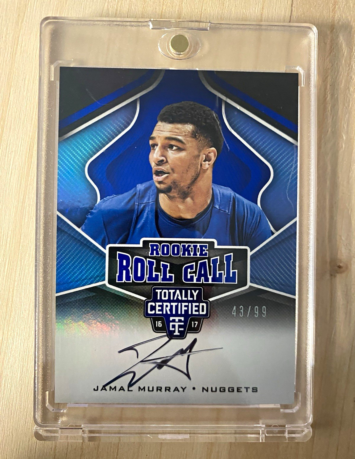 Panini 2016-17 Totally Certified Rookie Roll Call Jamal Murray RC Auto Blue /99