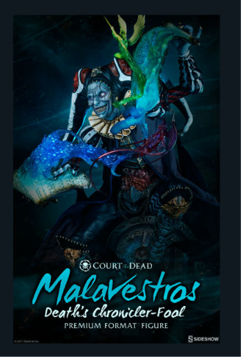Sideshow - Court of the Dead Malavestros Death's Chronicler Fool Exclusive Ver Sideshow - Court of the Dead Malavestros Death's Chronicler Fool Exclusive Ver