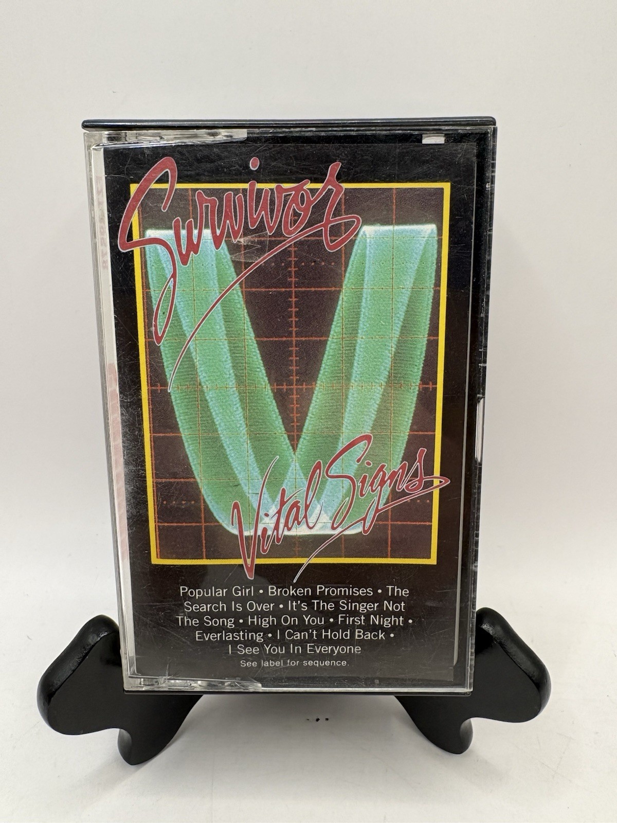 VTG Survivor Vital Signs Cassette Tape 1984 CBS Records Inc 
