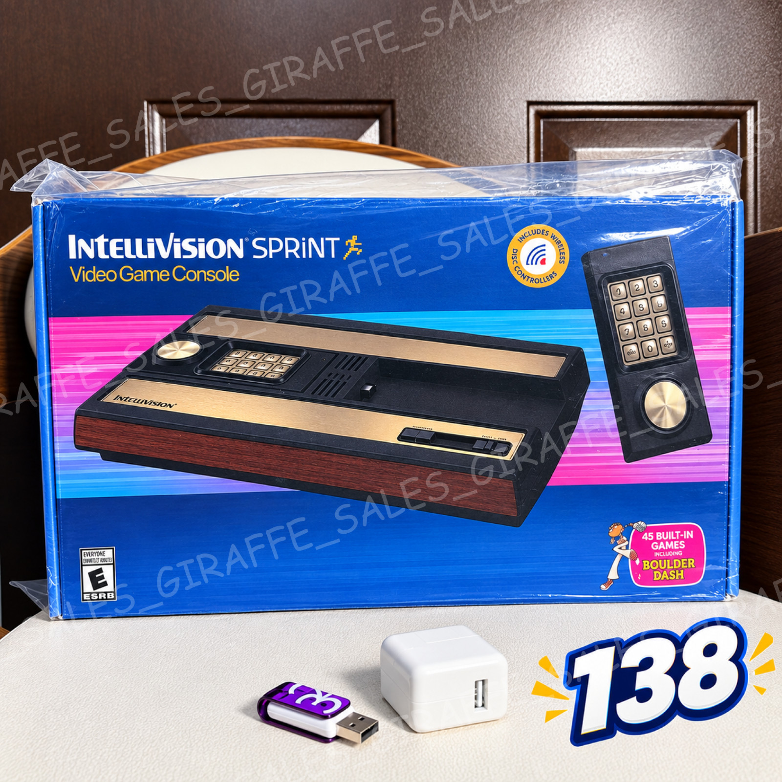 2025 New Model Intellivision Sprint HDMI Console Classic Games -138- Updated