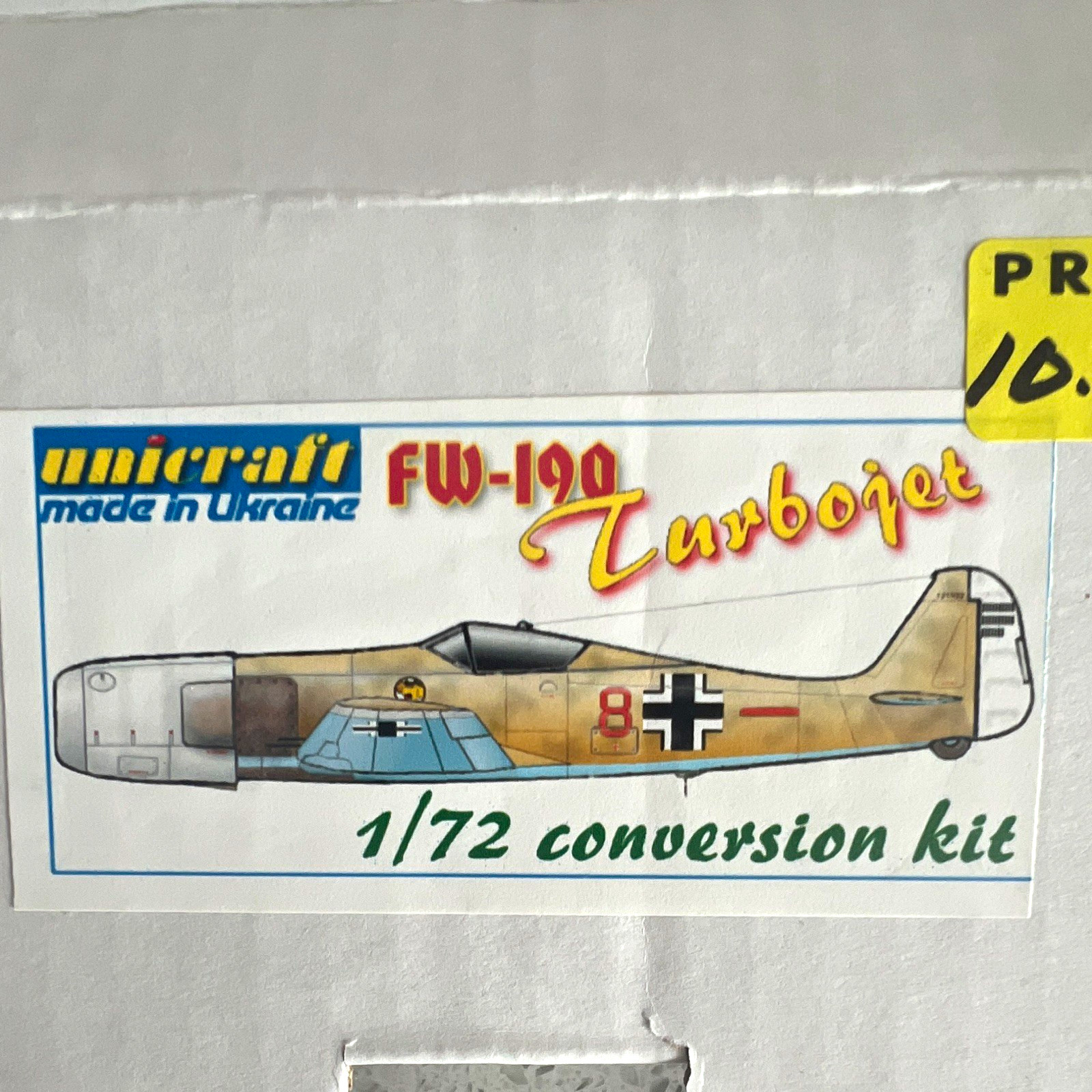 Unicraft Focke-Wulf FW-190 Turbojet Resin Conversion Kit, 1/72, 