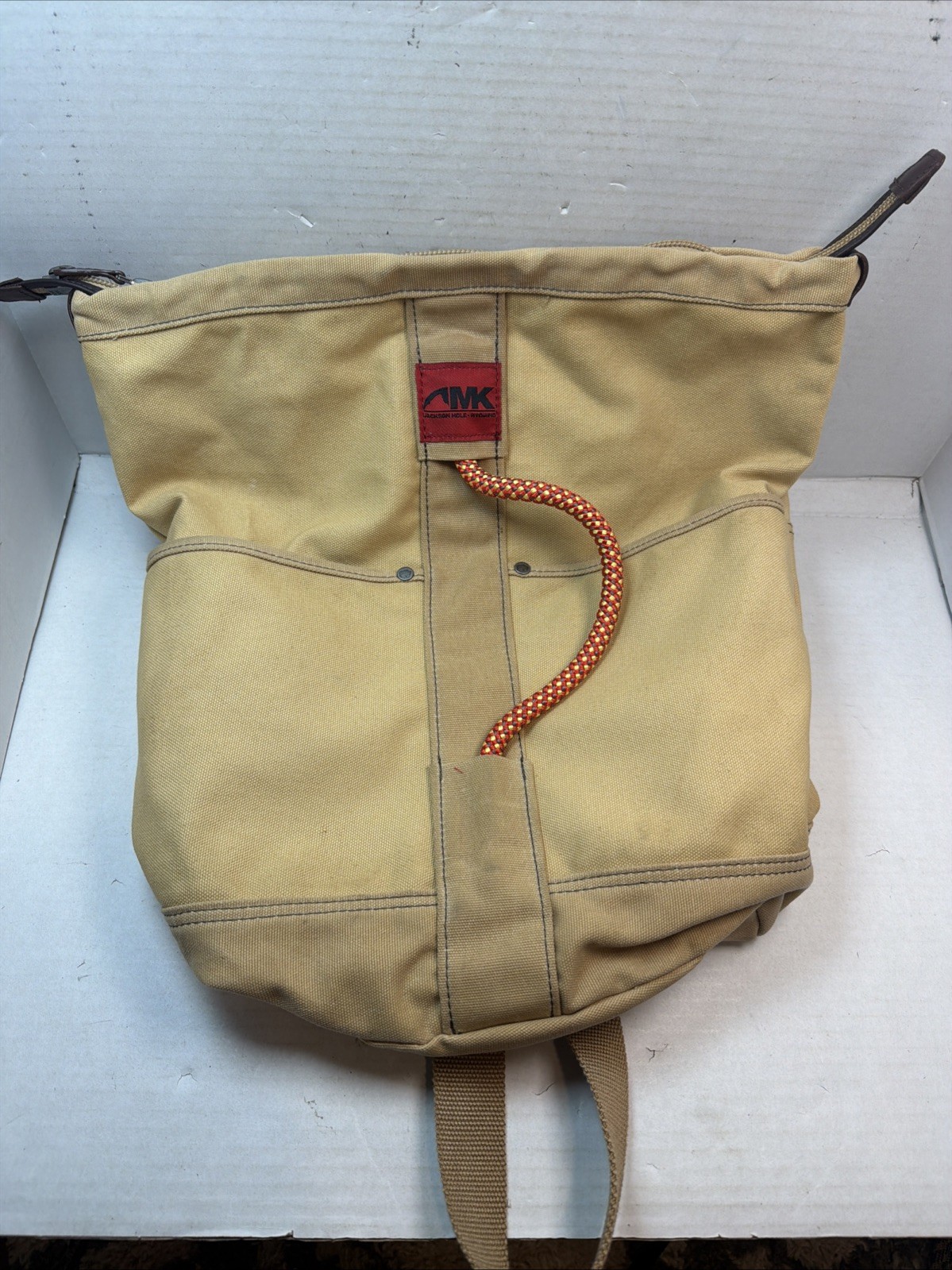 VINTAGE MOUNTAIN KHAKIS_HERITAGE CANVAS_RUCKSACK/GEAR BAG_KHAKI