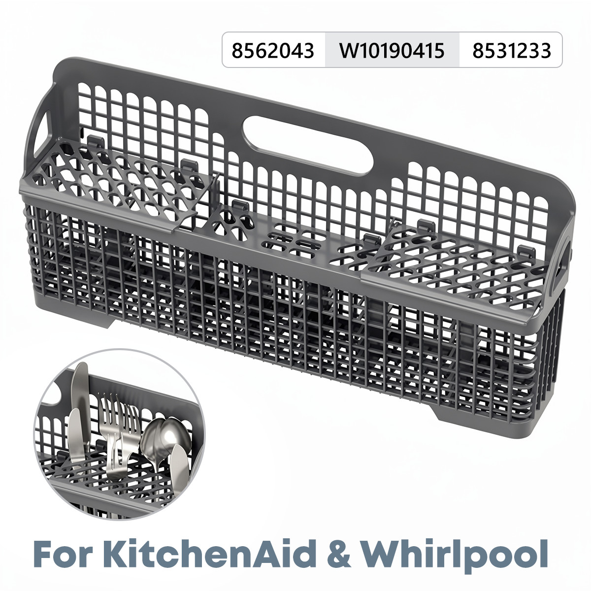 Upgrade W10190415 8531233 Dishwasher Silverware Basket For Kitchenaid Whirlpool Upgrade W10190415 8531233 Dishwasher Silverware Basket For Kitchenaid Whirlpool