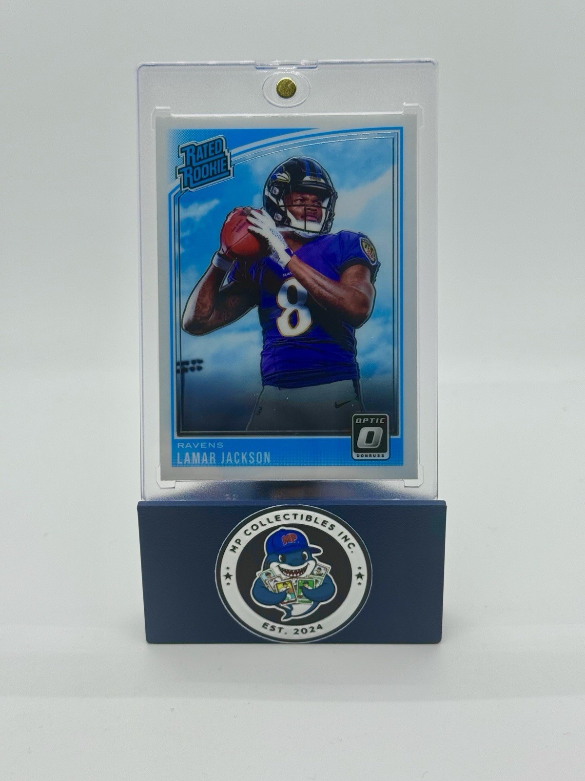 LAMAR JACKSON 2018 Donruss Optic #167 RATED ROOKIE - RAVENS LAMAR JACKSON 2018 Donruss Optic #167 RATED ROOKIE - RAVENS