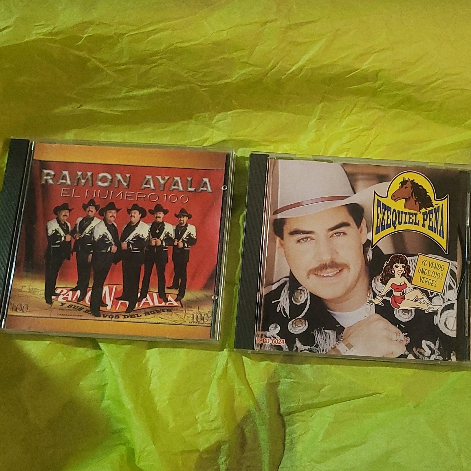Ramon Ayala - El Numero 100 / Ezequiel Peña - Yo Vendo Unos Ojos Verdes - 2 Cds