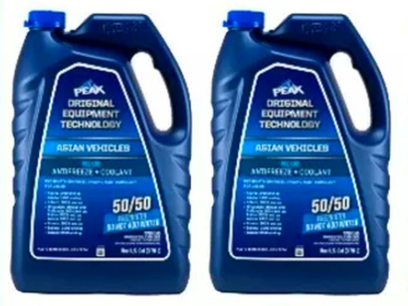 2 Gallon PEAK ASIAN BLUE Engine Coolant Antifreeze Fluid For ACURA HONDA HYUNDAI