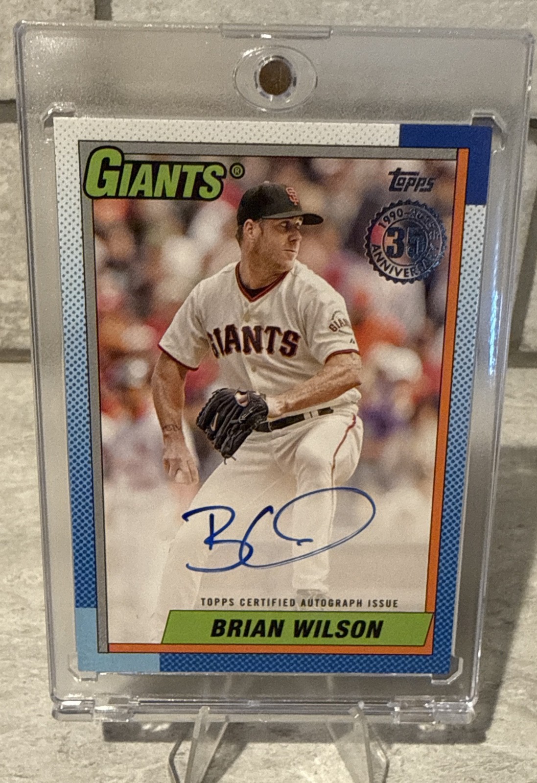 2025 Topps Series 1 - 1990 Topps Baseball Autographs Brian Wilson #90A-BWI (AU) 2025 Topps Series 1 - 1990 Topps Baseball Autographs Brian Wilson #90A-BWI (AU)
