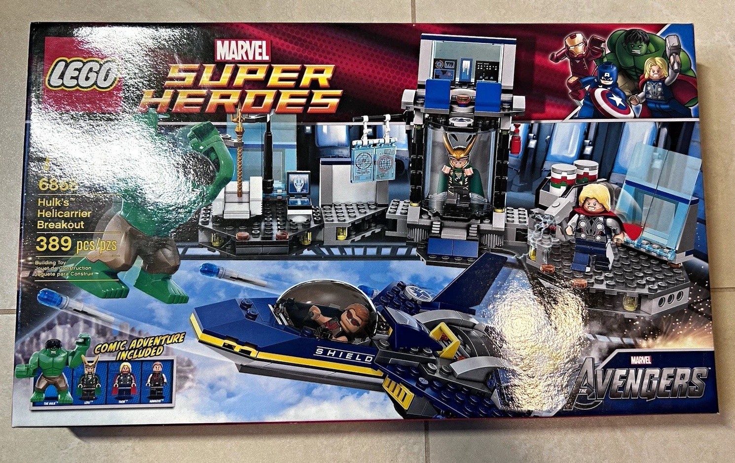 LEGO Marvel Super Heroes The Avengers Hulk’s Helicarrier Breakout 6868 