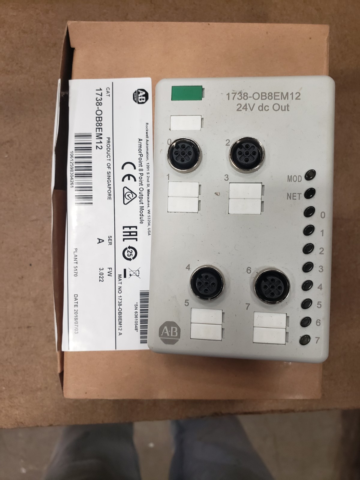 Allen Bradley Output Module Allen Bradley Output Module