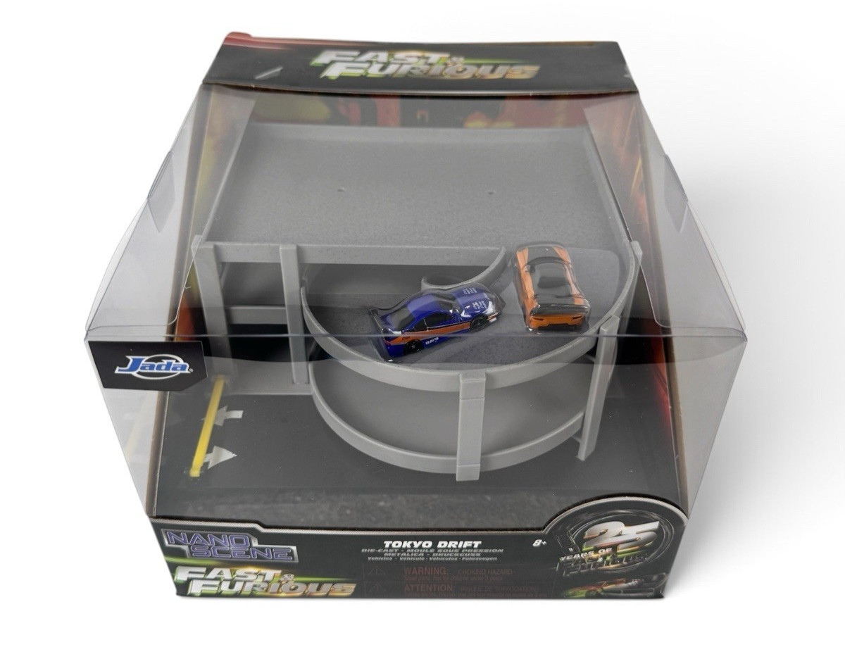 Jada Fast & Furious Nano Scene 25 TOKYO DRIFT Parking Garage 2026 New IN HAND Jada Fast & Furious Nano Scene 25 TOKYO DRIFT Parking Garage 2026 New IN HAND