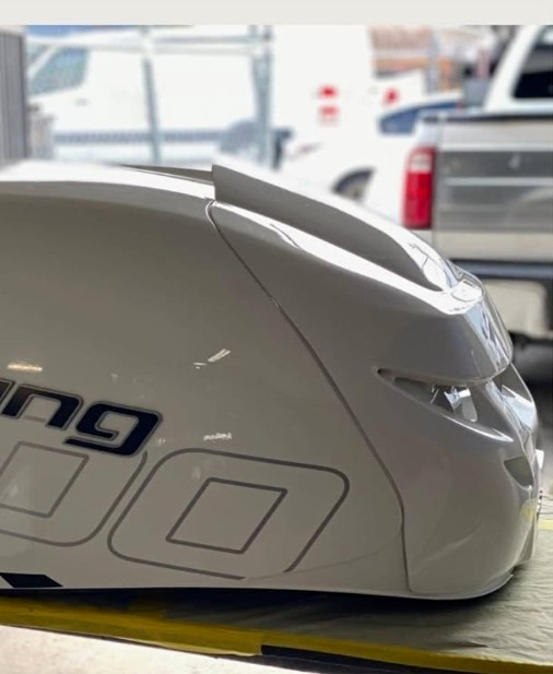 Mercury Verado Cowling Cover Top Only Custom Ram Air Mercury Verado Cowling Cover Top Only Custom Ram Air