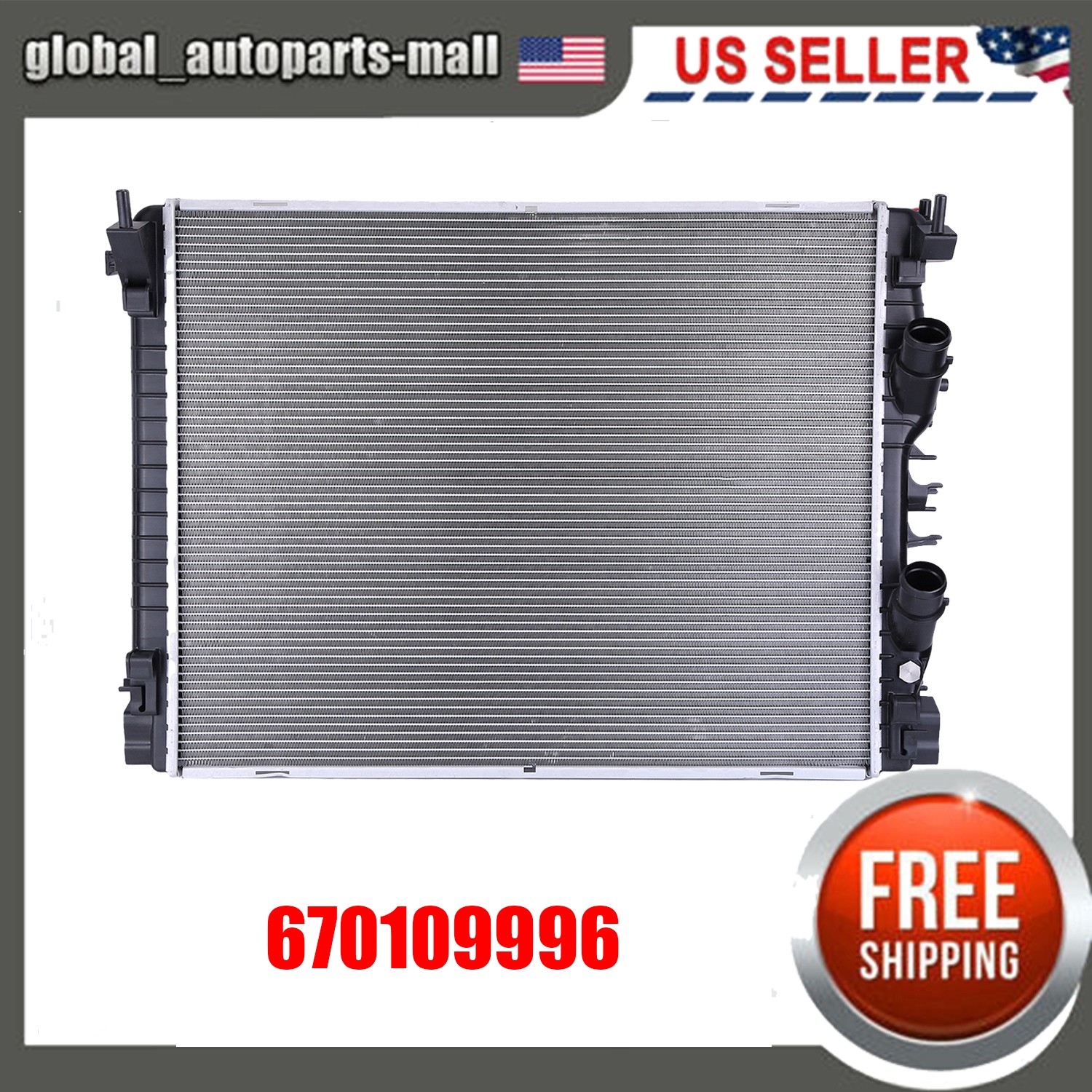 USA Upgraded For Maserati Ghibli Levante Quattroporte Water Radiator 2014-2020