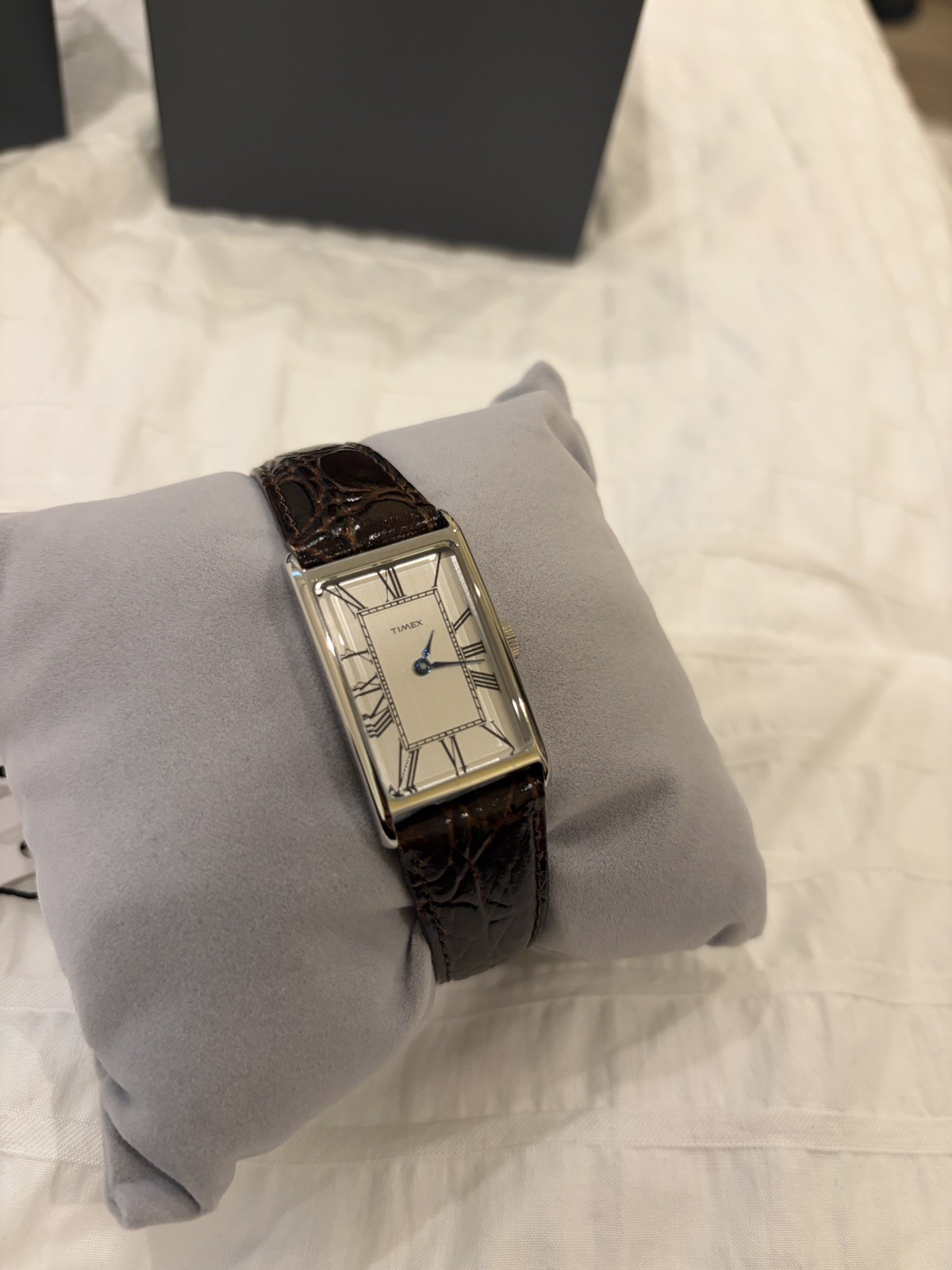 Timex 1976 Lexington Reissue TW2Y88200 21mm Silver Dial Brown Leather Watch
