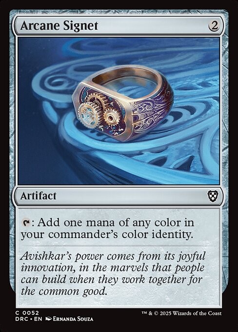 Arcane Signet (Kaladesh) 52 C Normal DRC MTG NM Arcane Signet (Kaladesh) 52 C Normal DRC MTG NM