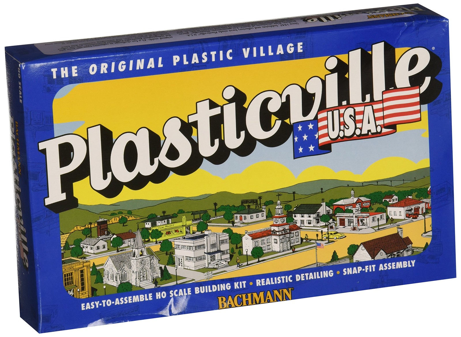 Bachmann Trains Plasticville Buildings Classic Kit Police Station HO Scale 45145