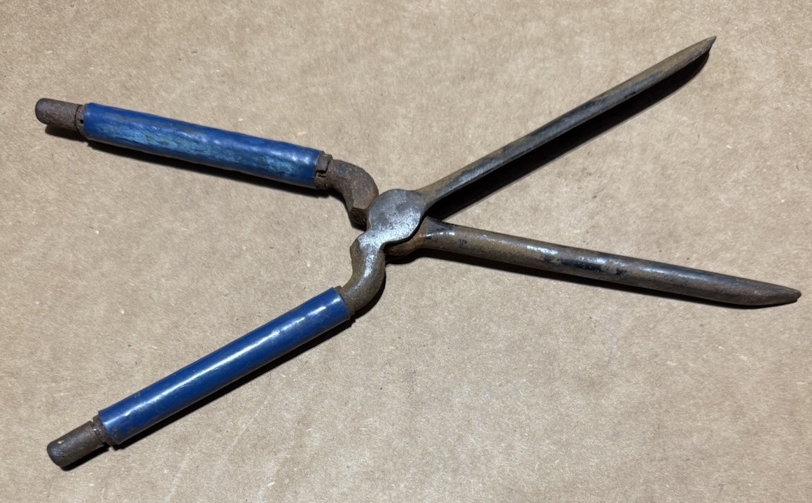 Antique German Marcel Hair curling Iron/Curling Tongs Germany Marked Antique German Marcel Hair curling Iron/Curling Tongs Germany Marked