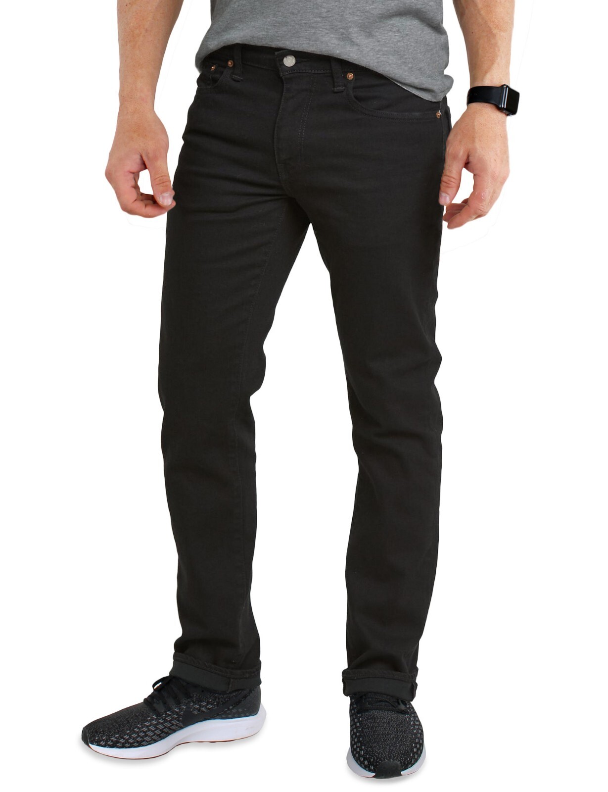 Levi\'s Men\'s 511 Slim Jeans, Low Rise Flex Stretch Slim Fit Tapered Pants, Black