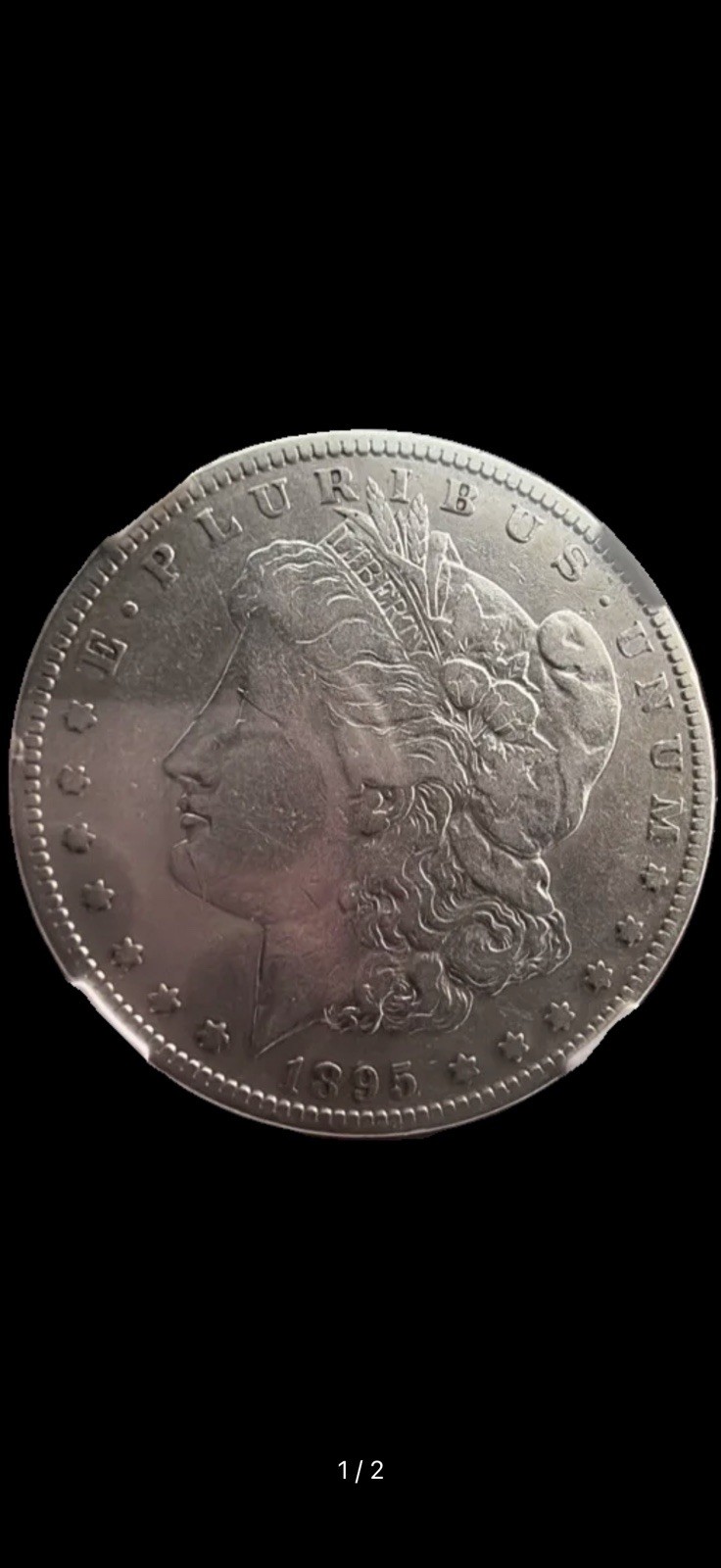 1895-S $1 Morgan Silver Dollar VF Condition U.S Coin