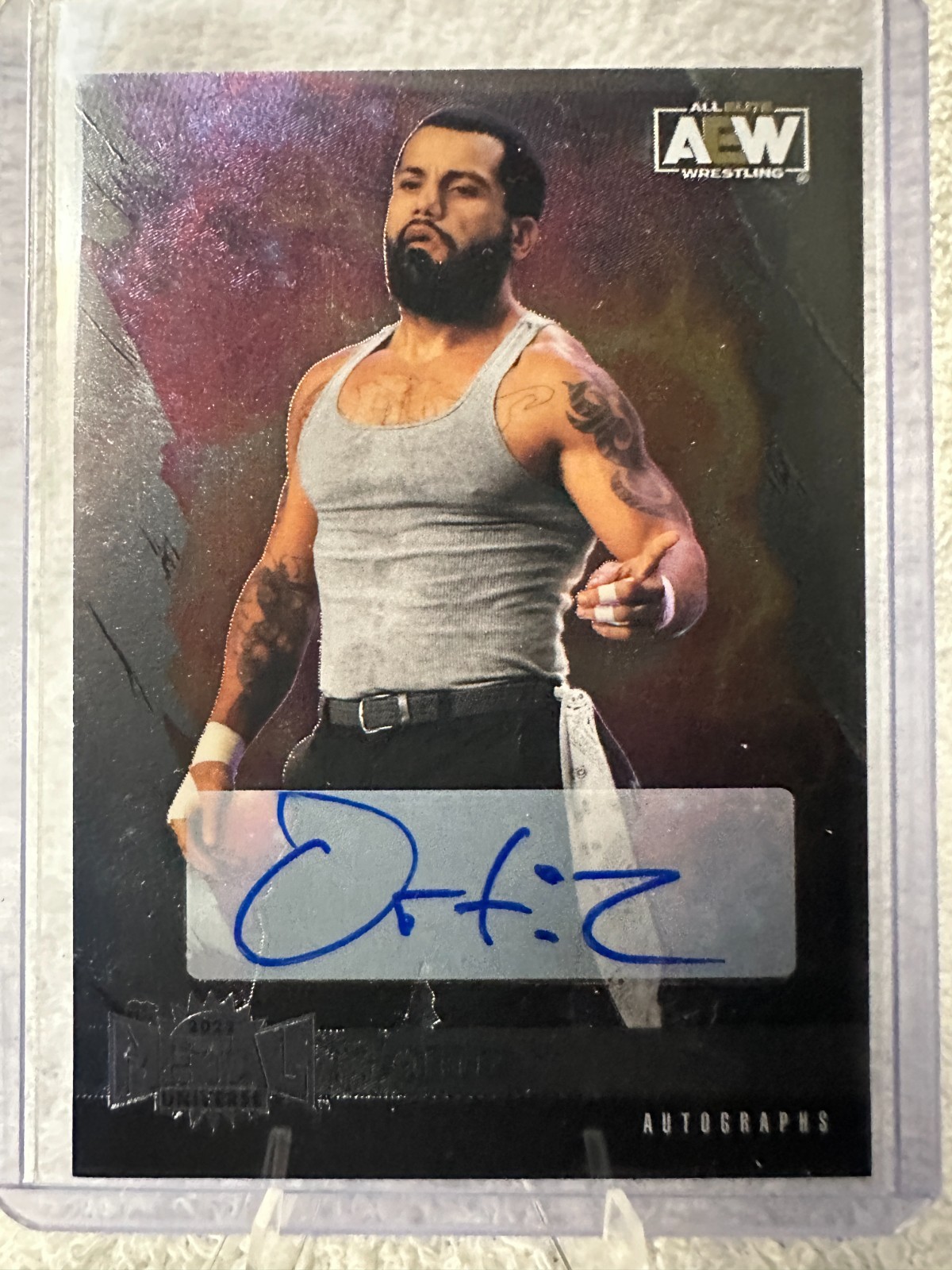 2022 SkyBox AEW Metal Universe Silver Autograph #55 ORTIZ AUTO 2022 Upper Deck 2022 SkyBox AEW Metal Universe Silver Autograph #55 ORTIZ AUTO 2022 Upper Deck
