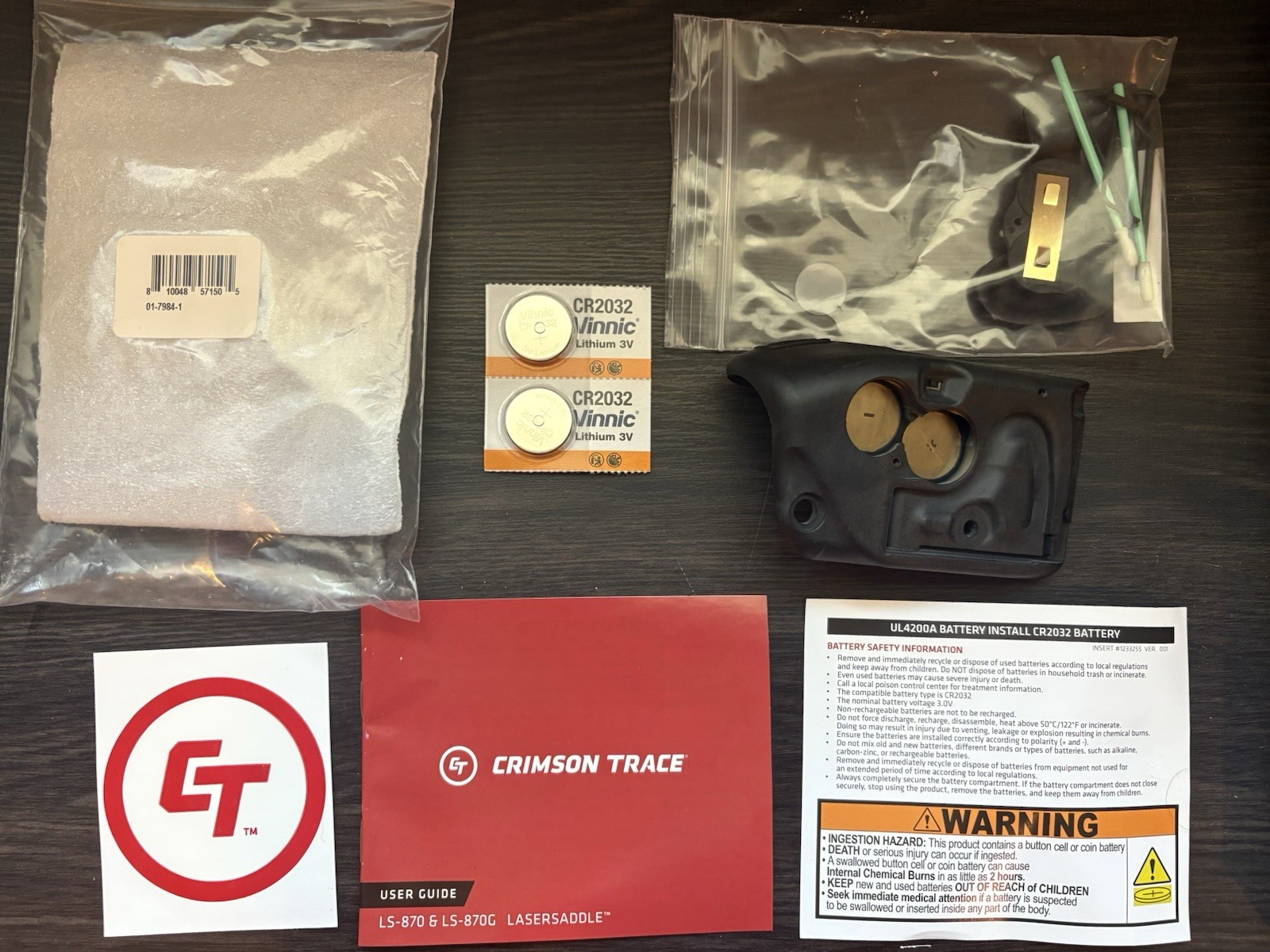 Crimson Trace LS-870 Lasersaddle Red Laser Sight for Remington 870