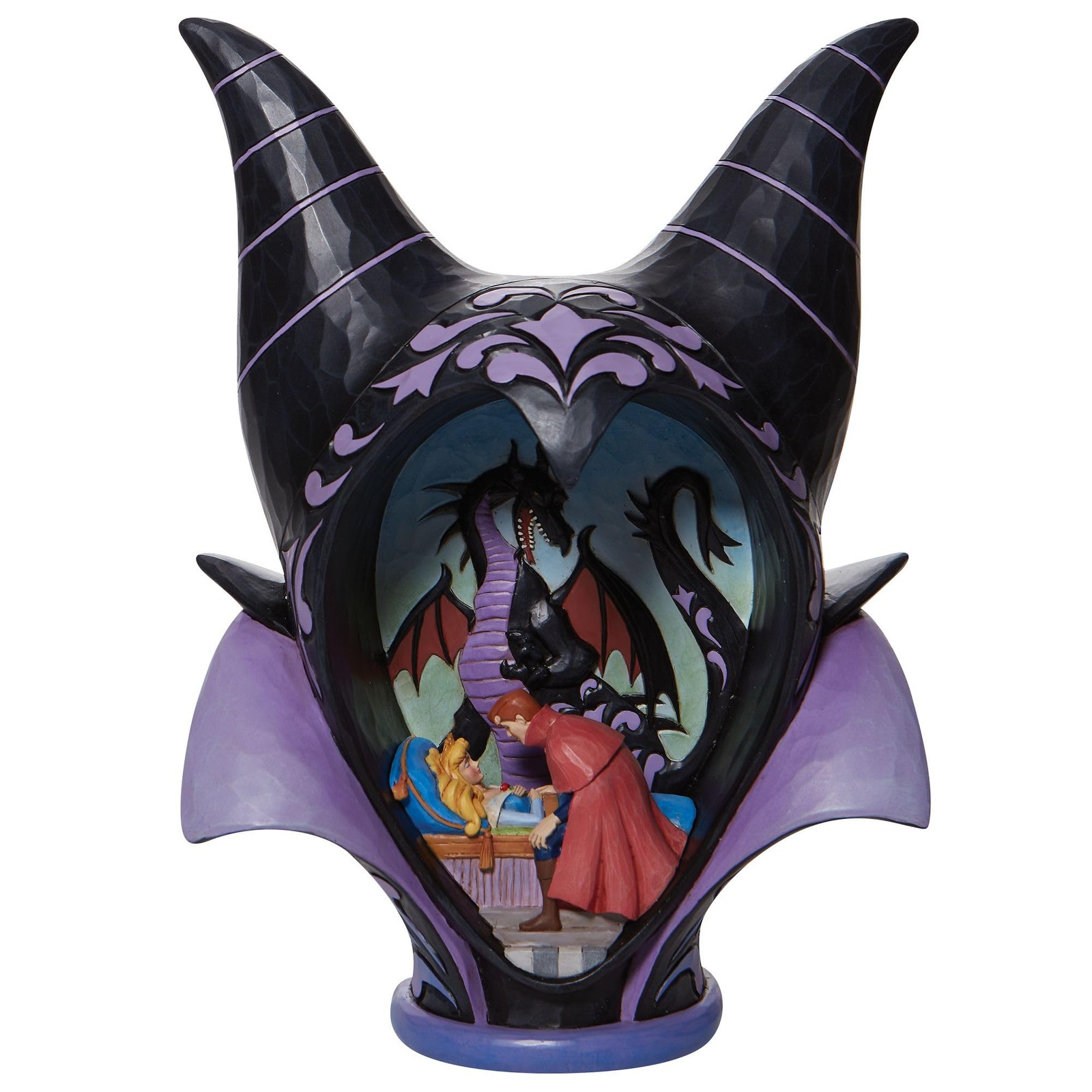 Enesco Disney Traditions Maleficent Headdress Scene Figurine