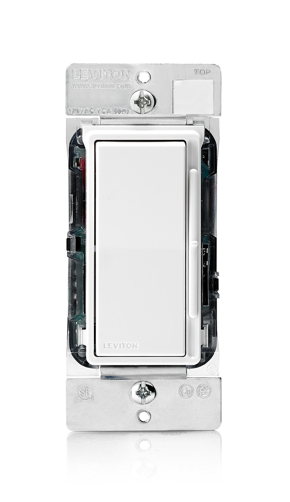 Leviton Decora Slide Dimmer Switch for 0-10V LED, DS710-10Z, White