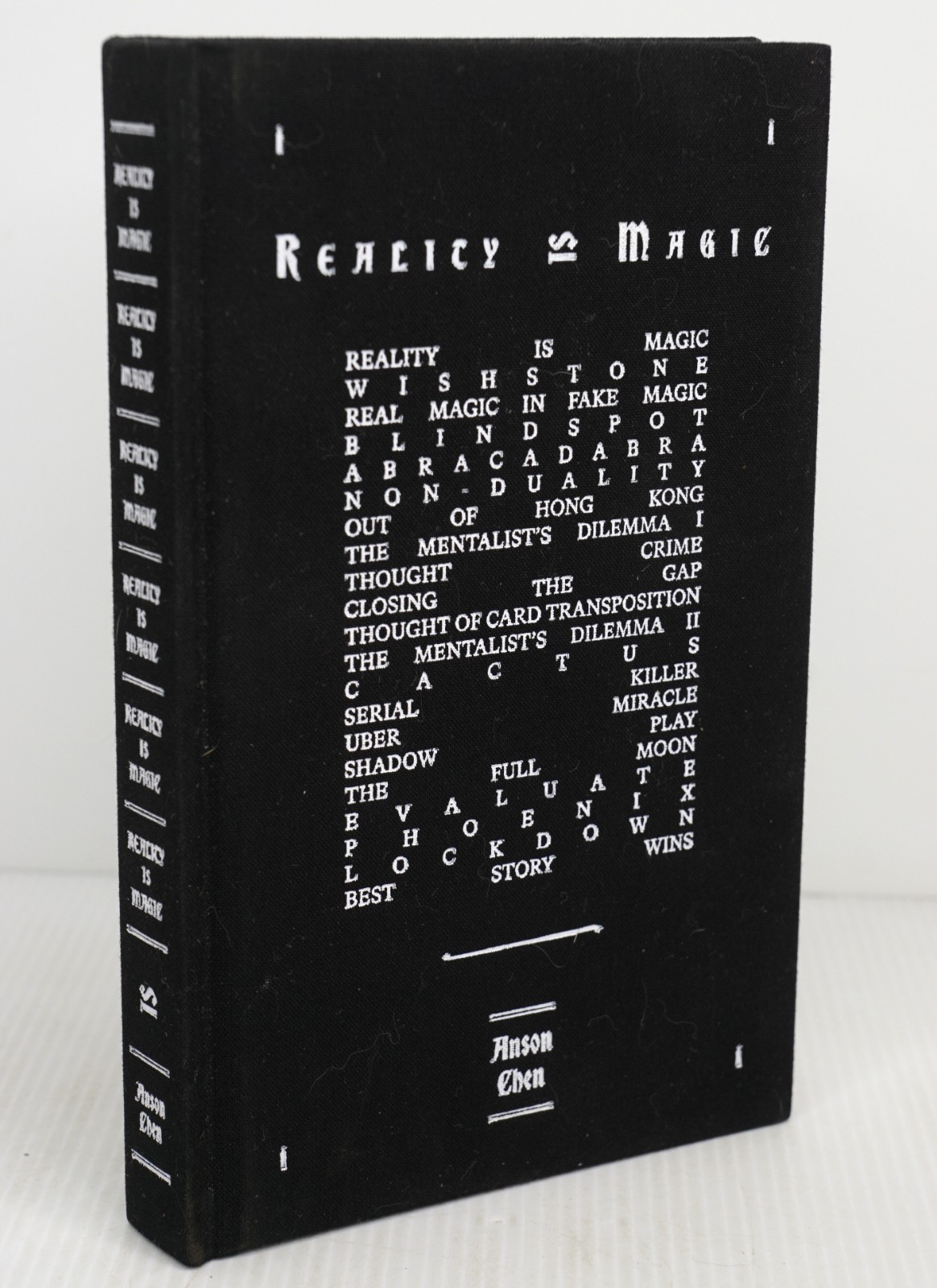 Reality is Magic Anson Chen Neat Review Ltd Edition Mentalism Magic Book 2024