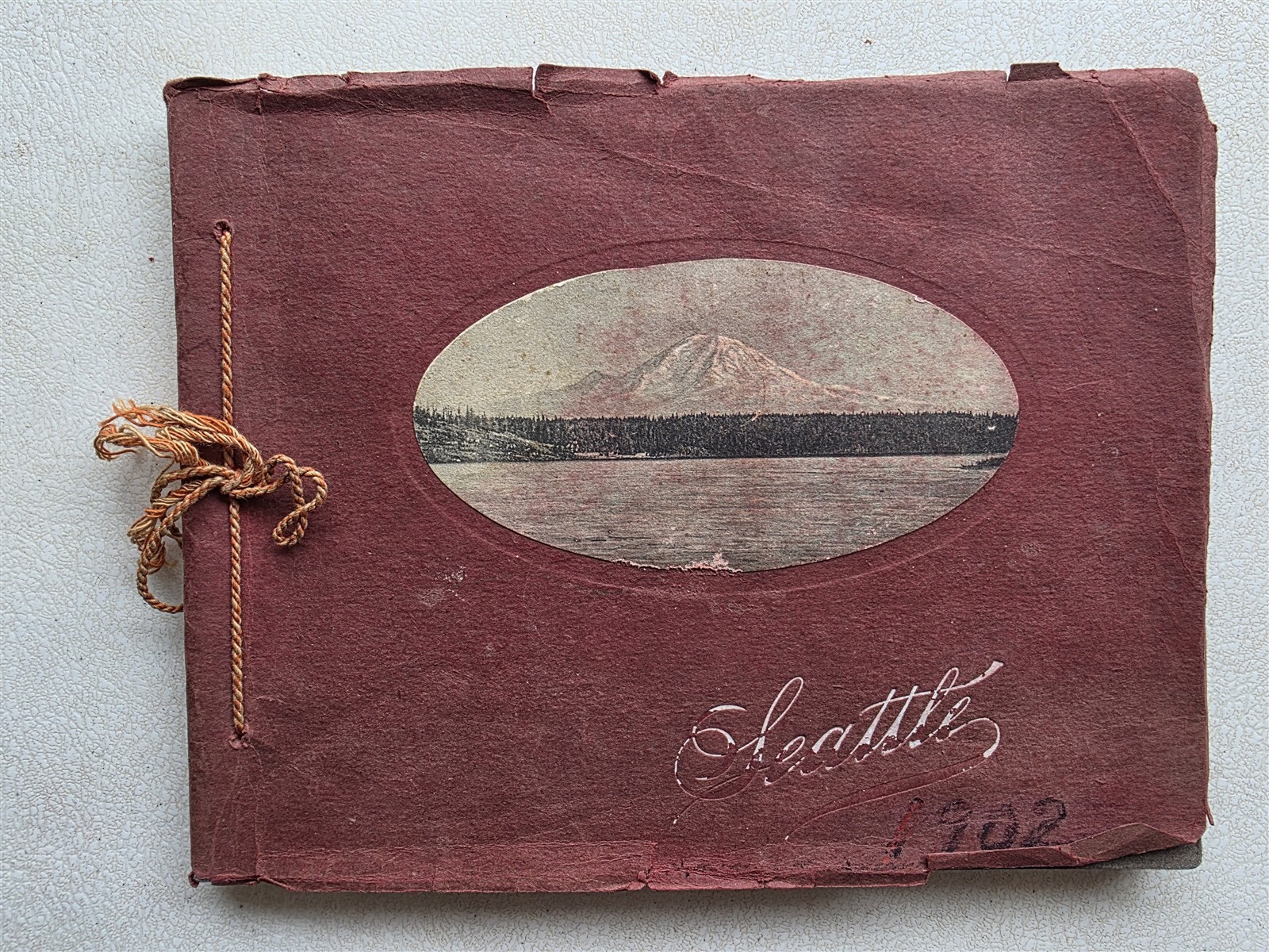 Seattle Washington, Antique 1902 Book Portfolio of Photographs 24 Photogravures