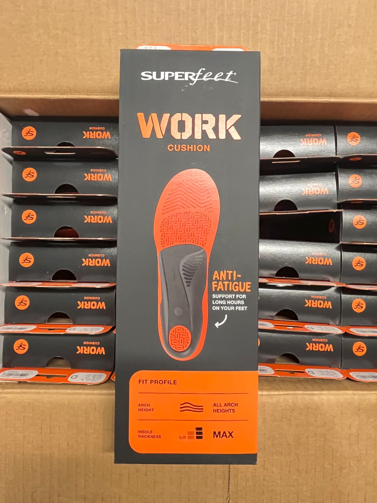 SUPERfeet WORK ORANGE Insoles INSERTS - Various SIZES SUPERfeet WORK ORANGE Insoles INSERTS - Various SIZES