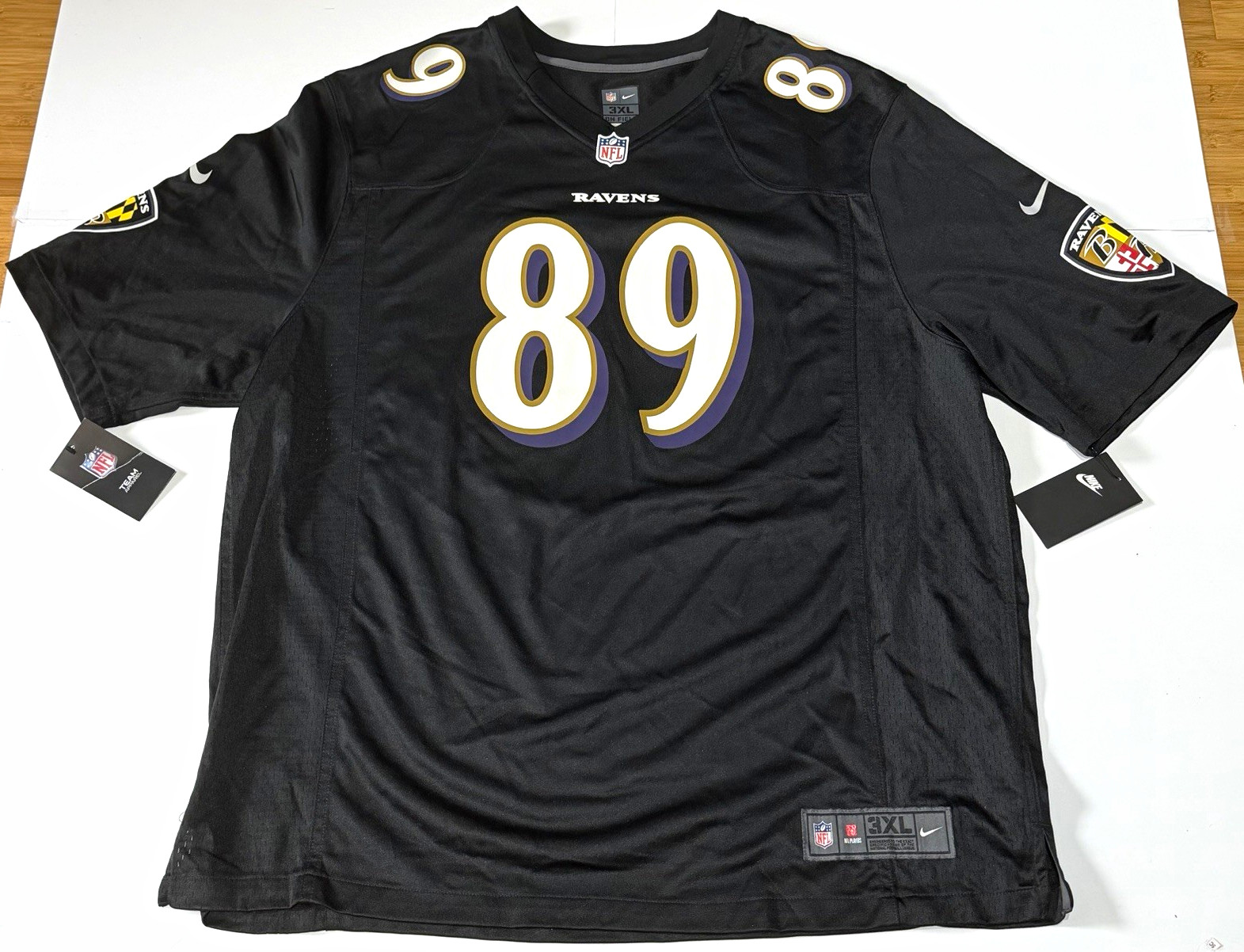 Nike NFL Baltimore Ravens Mark Andrews Jersey Mens 3XL Black NWT (MINOR FLAW)