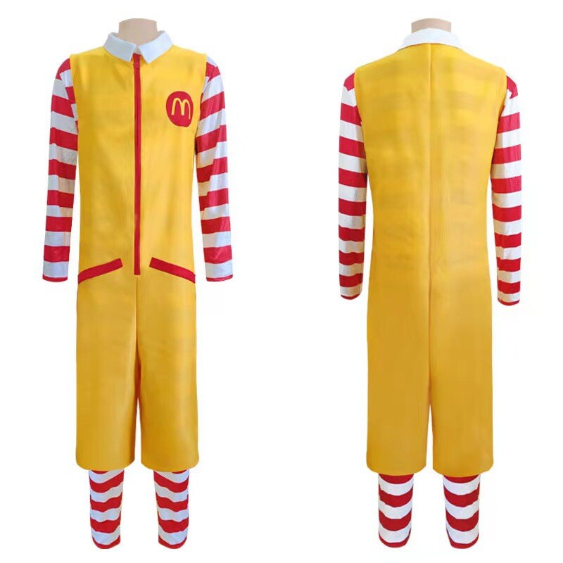 M Uncle Clown Cosplay Anime Costume Masquerade Party McDonald Clown Outfit Wig M Uncle Clown Cosplay Anime Costume Masquerade Party McDonald Clown Outfit Wig