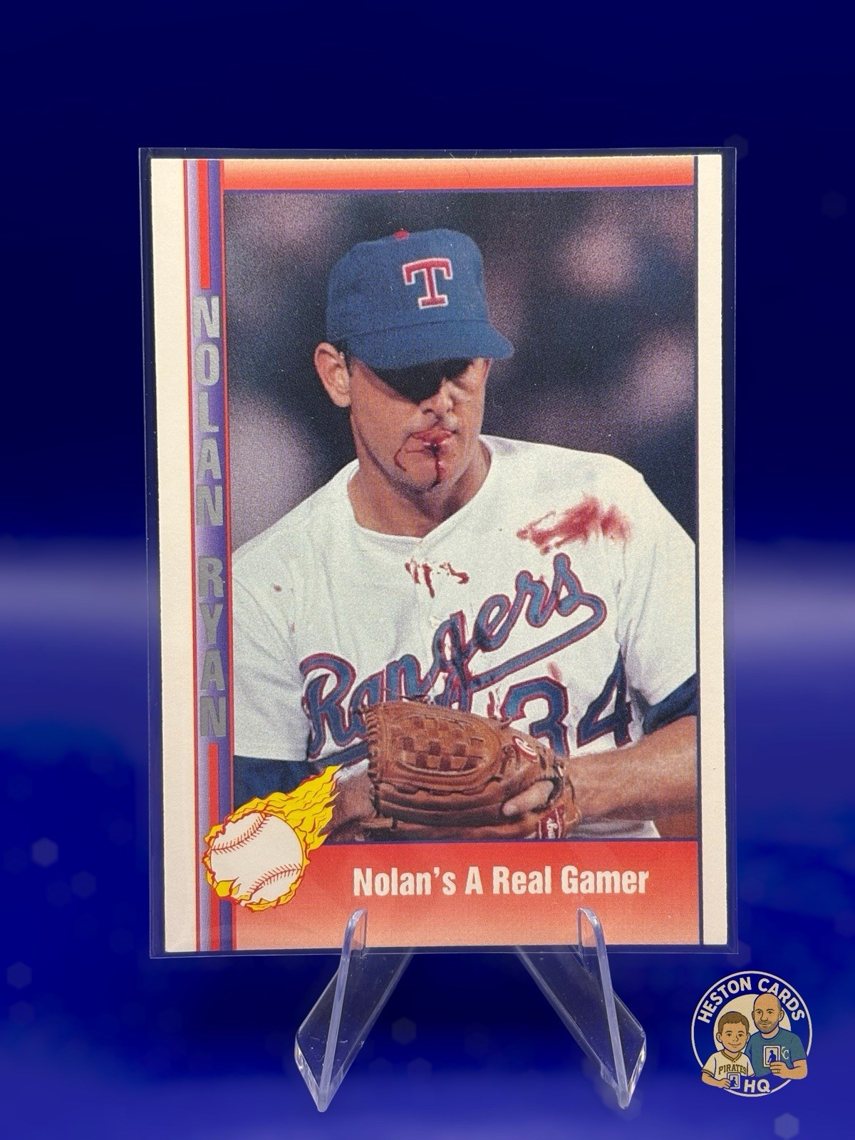 Nolan Ryan - 1991 Pacific Texas Express - Nolan Ryan #92 “Nolan’s A Real Gamer”