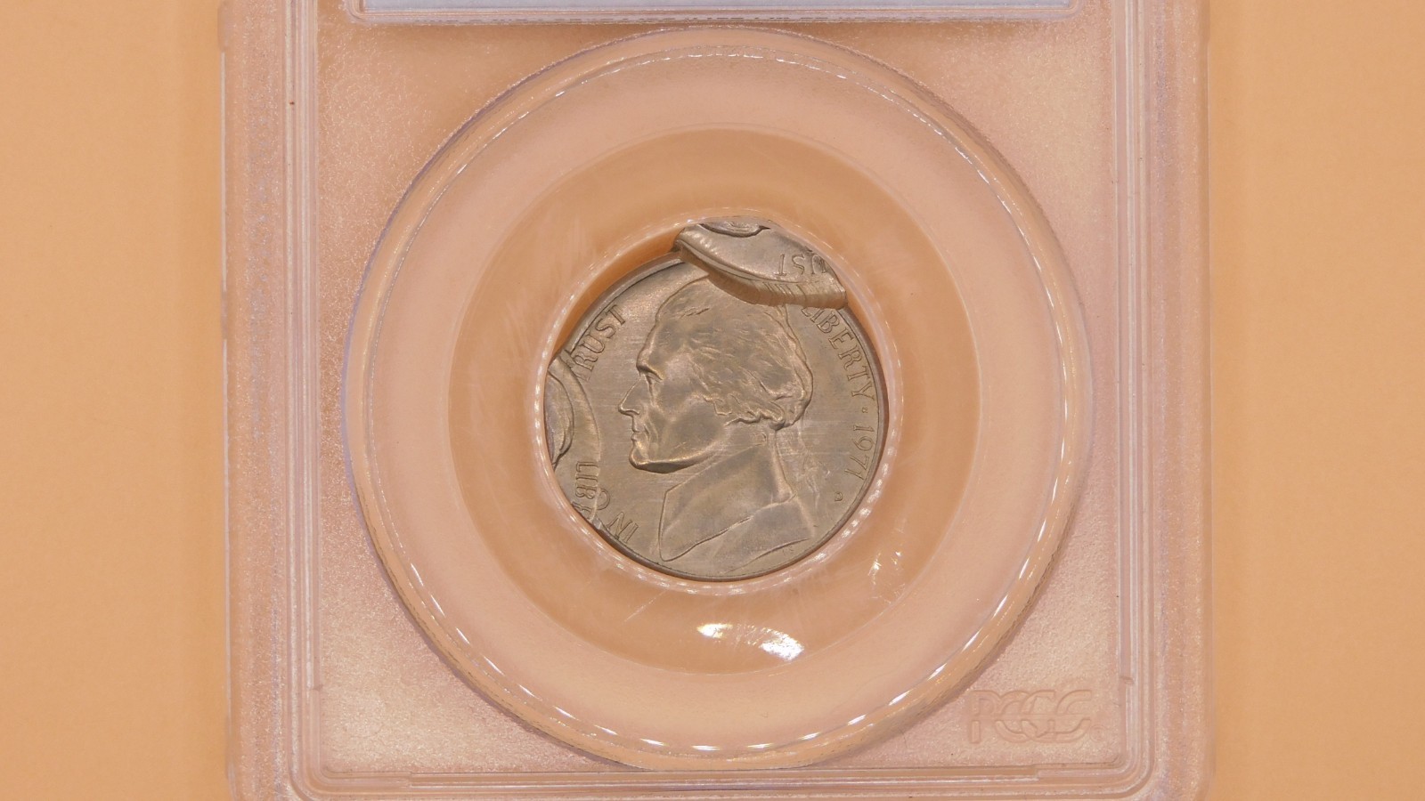 1971-D Mint Error Nickel PCGS MS64 Triple Struck U.S. Error Coin