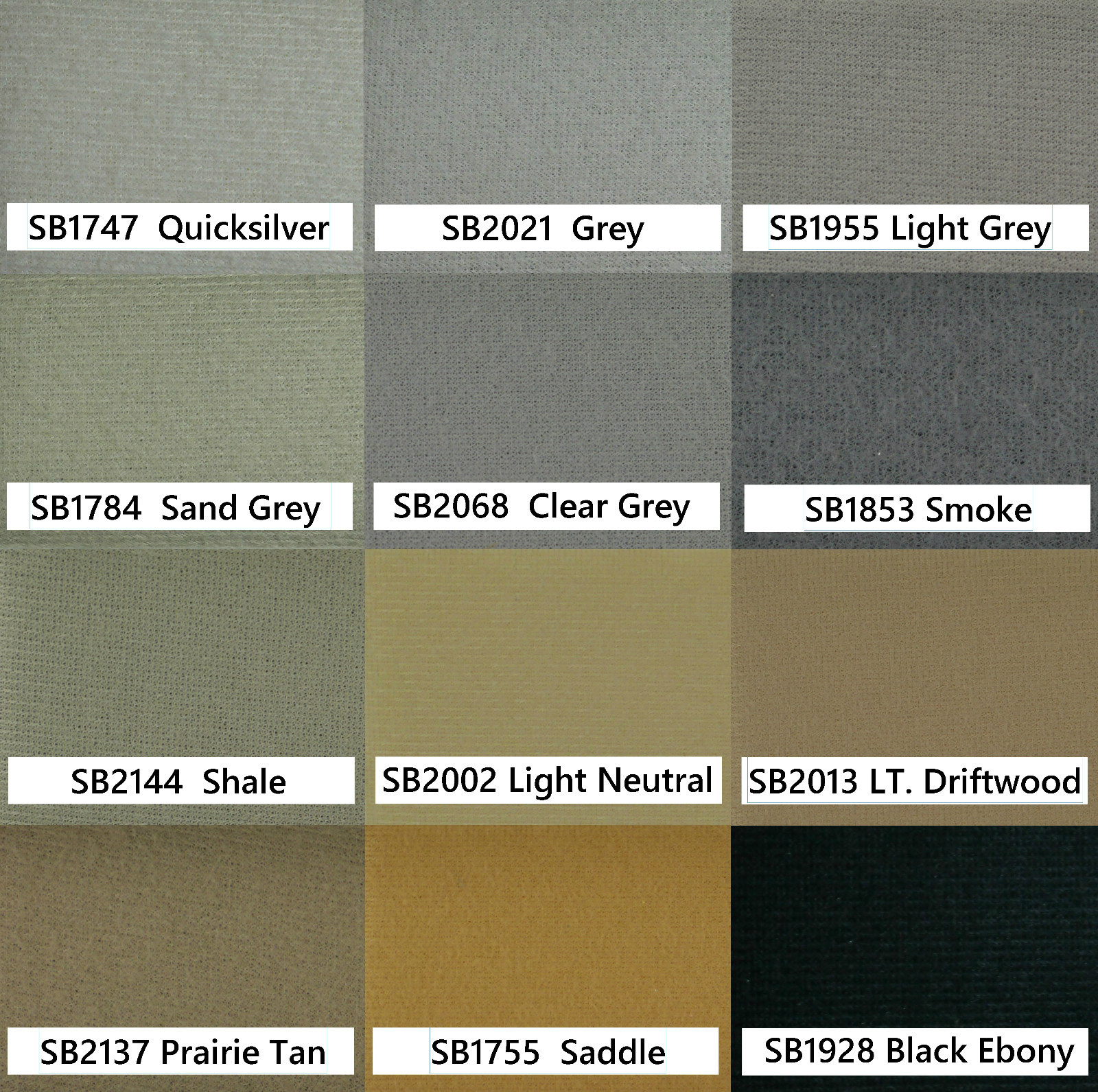 2001 - 2007 Dodge Grand Caravan - Headliner Replacement Material / Fabric