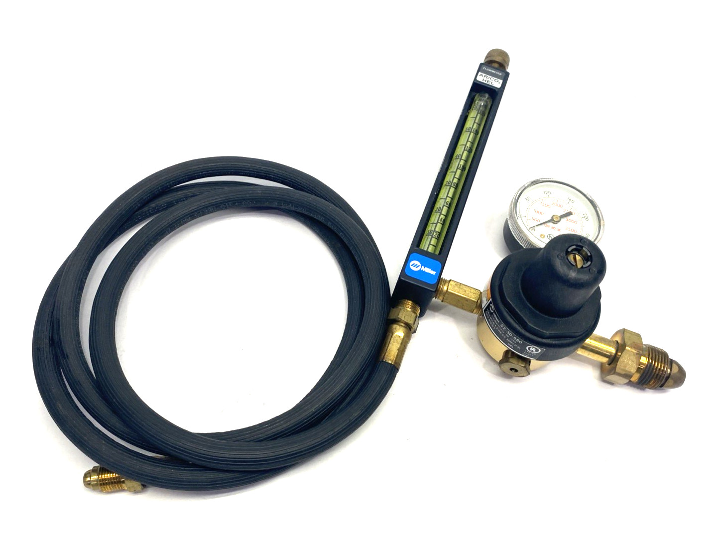 Miller 22-30-580-6 Flowmeter Regulator Combination with Welding Hose