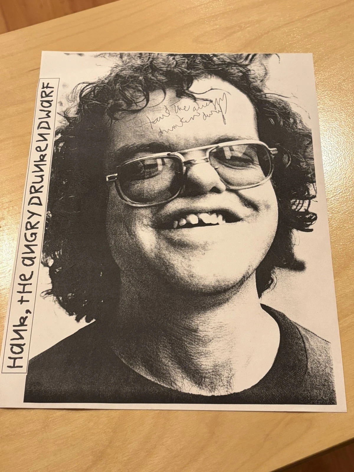 Hank the Angry Drunken Dwarf of The Howard Stern Show - Signed Photo Autograph Hank the Angry Drunken Dwarf of The Howard Stern Show - Signed Photo Autograph