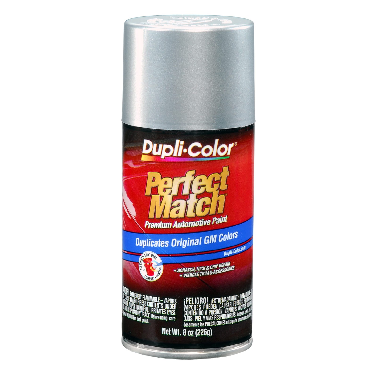 Dupli-Color Perfect Match Premium Automotive Paint, SIlver (M), 8 oz(pack of 2)