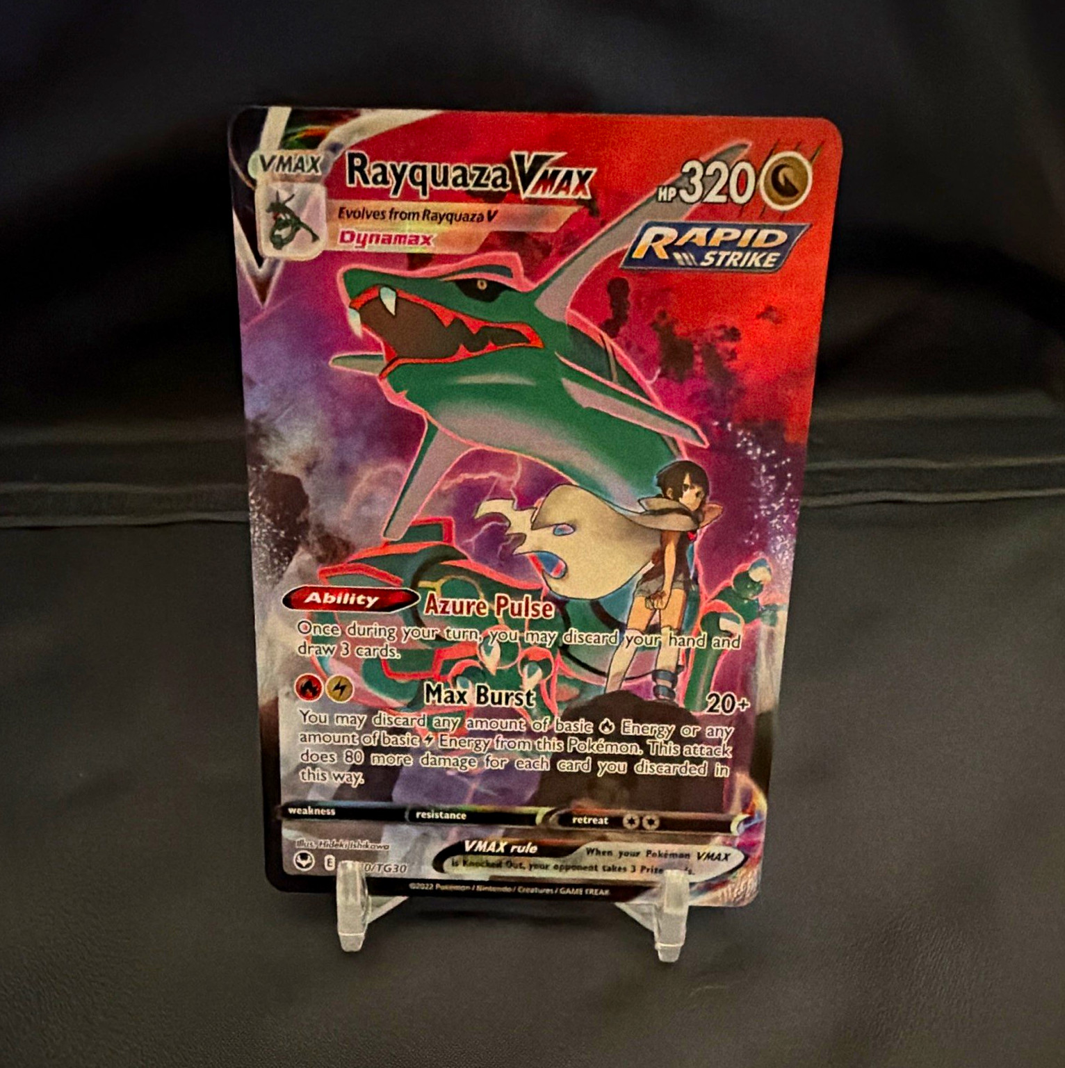 Rayquaza VMAX - TG20/TG30 - SWSH12 Silver Tempest TG - Holo Ultra Rare EN
