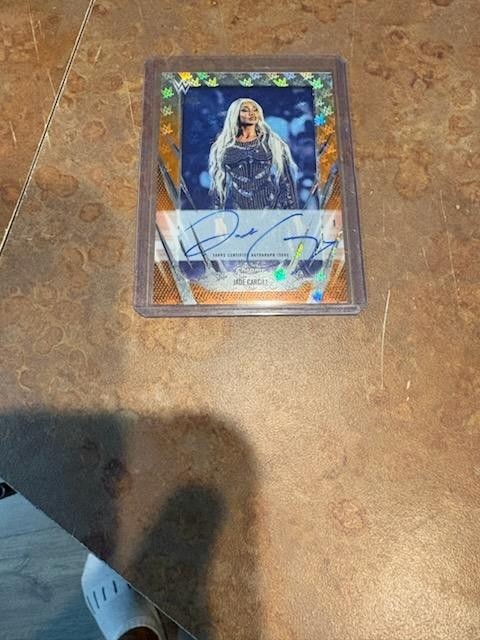 2026 Topps Chrome WWE Jade Cargill Orange Logofractor On Card Auto 07/25 2026 Topps Chrome WWE Jade Cargill Orange Logofractor On Card Auto 07/25