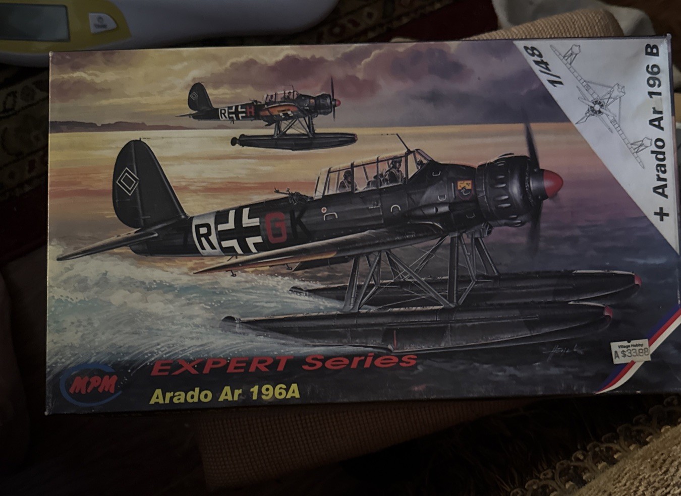 MPM #48031 EXPERT SERIES Arado Ar 196A Open Box Parts Sealed
